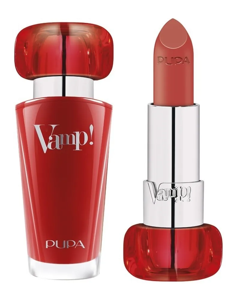 PUPA Milano VAMP! Lipstick Lippenstifte 3.5 g 122 OUTSTANDING ORANGE Rot