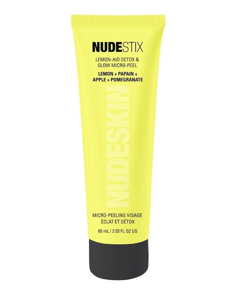 NUDESTIX NUDESKIN Lemon-Aid Detox & Glow Micro Gesichtspeeling 60 ml 