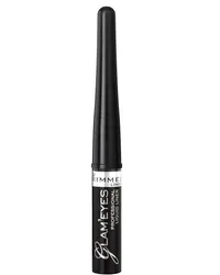 Rimmel London Glam'Eyes Professionelle Flüssigkeit Eyeliner 4 ml Schwarz