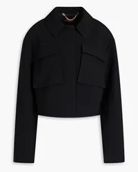 Altuzarra Cropped Jacke aus Crêpe Schwarz