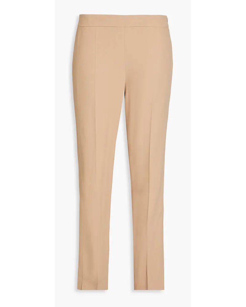 Emporio Armani Hose mit schmalem Bein aus Crêpe Neutral