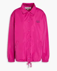 Kitsuné Shelljacke mit Logoprint Pink