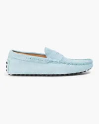 TOD'S Drivers aus Veloursleder Blau