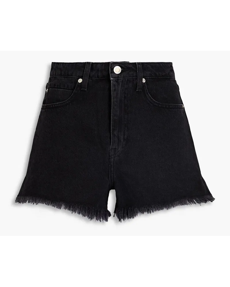 IRO Olnay Jeansshorts Schwarz