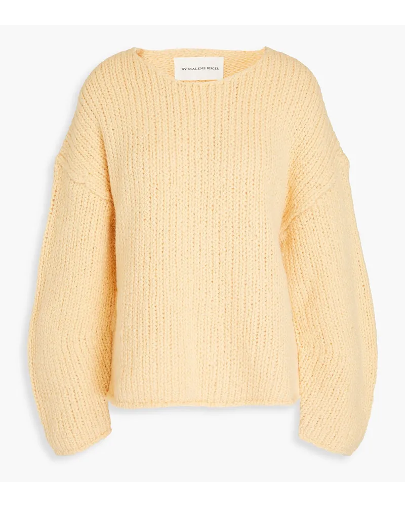 By Malene Birger Aline Pullover aus einer Woll-Alpakamischung Gelb