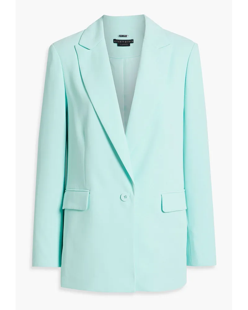 Alice + Olivia Alice OliviaJustine Blazer aus Crêpe Blau