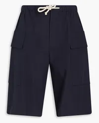 Jil Sander Cargoshorts aus Baumwollpopeline Blau