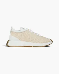 Giuseppe Zanotti Ferox Sneakers aus Leder mit Schlangeneffekt Neutral