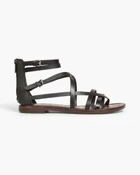 Sam Edelman Gibbs Sandalen aus Leder Schwarz