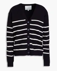 3.1 phillip lim Cardigan aus Wolle mit Streifen Blau