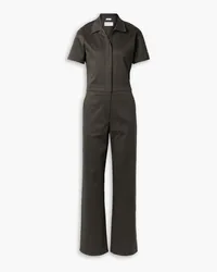 Rivet Utility Icon Jumpsuit aus Twill aus einer Baumwollmischung Grün