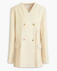 Loulou Studio Jalca doppelreihiger Blazer aus Twill Neutral