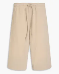 Acne Studios Shorts aus Baumwollfleece Neutral