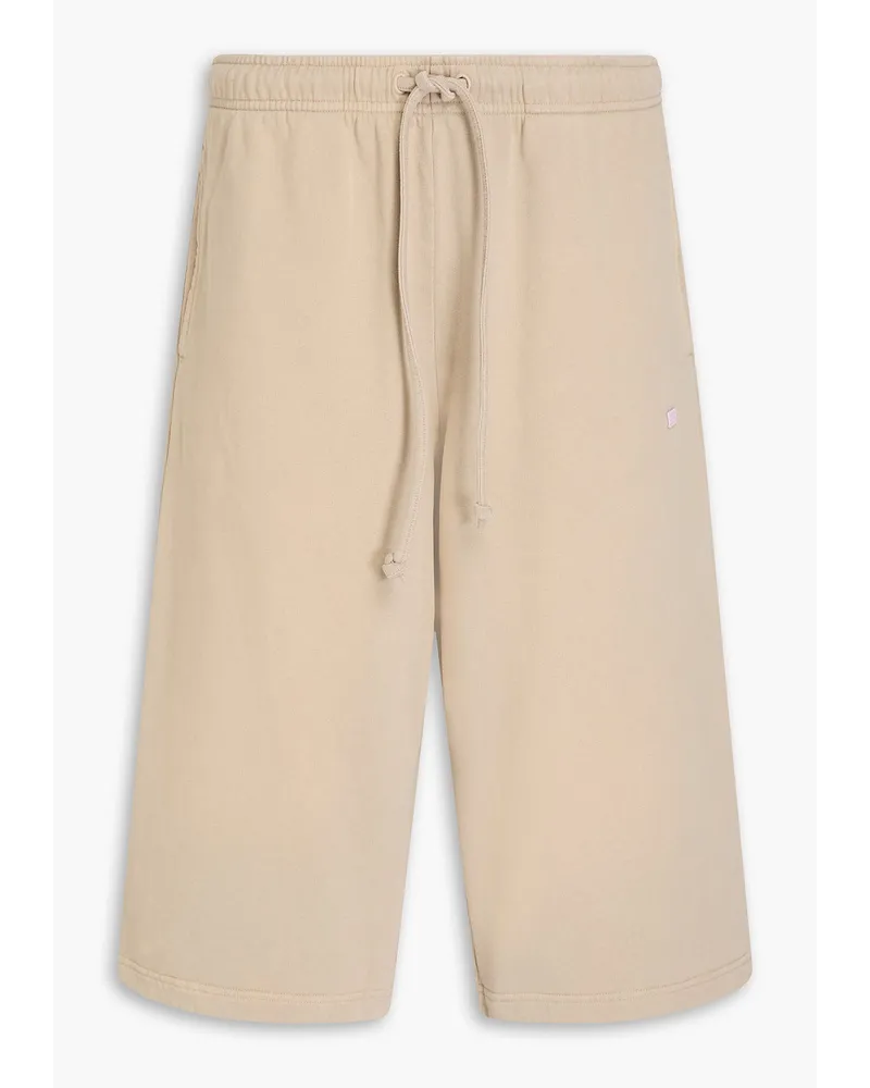 Acne Studios Shorts aus Baumwollfleece Neutral