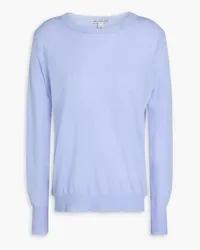 Autumn Cashmere Pullover aus Baumwolle Blau