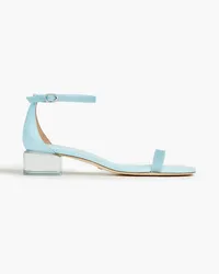 Stuart Weitzman Sandalen aus Leder Blau