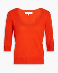 Frame Denim Kaschmirpullover Orange