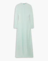 GAUCHERE Robe aus Satin Grün