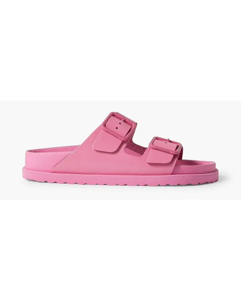 Birkenstock Arizona Pantoletten aus Glanzleder Pink