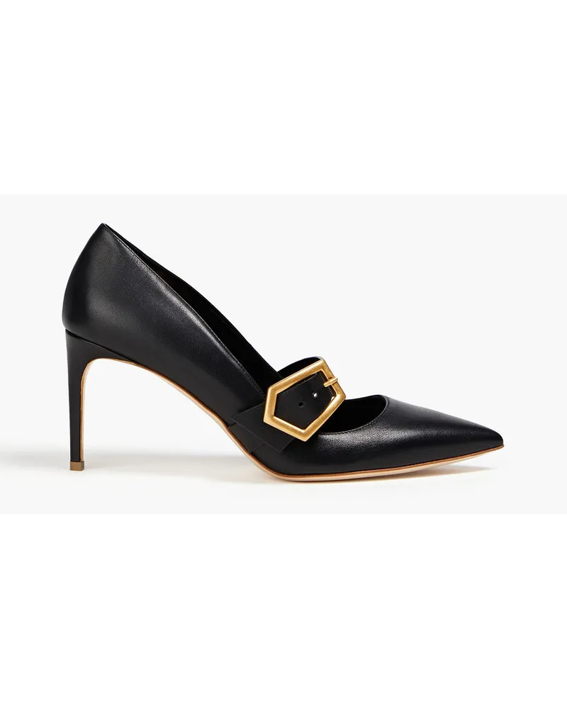 Rupert Sanderson Pumps aus Leder mit Schnalle Schwarz