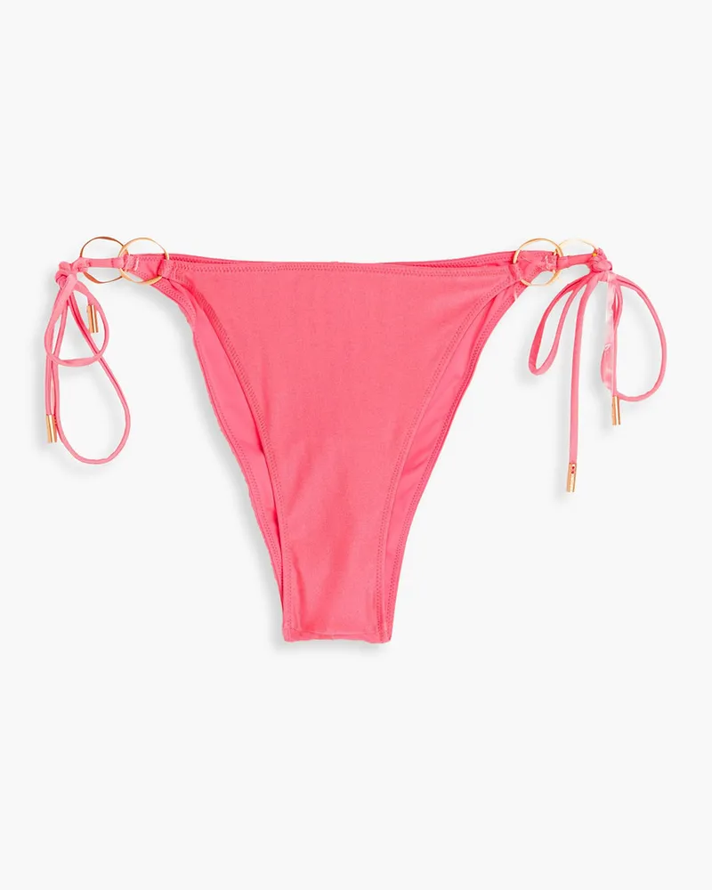 Cult Gaia Yanna Bikini-Höschen mit Verzierungen Pink