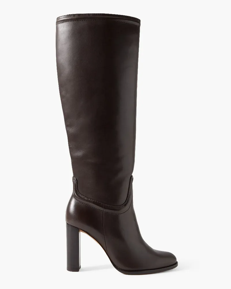 Alexandre Birman Lauren kniehohe Stiefel aus Leder Braun