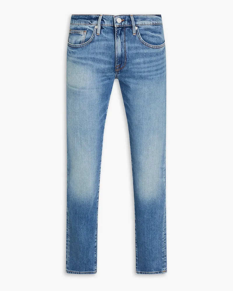 Frame Denim L'homme Jeans mit schmalem Bein aus Denim Blau