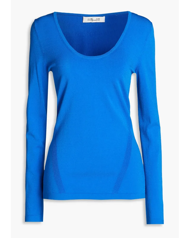 Diane von Furstenberg Strickpullover Blau