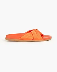 Ancient Greek Sandals Whitney Pantoletten aus Satin Orange