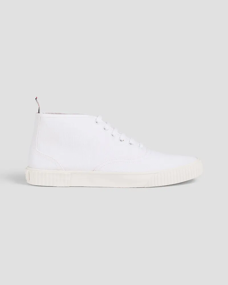 Thom Browne Sneakers aus Canvas Weiß