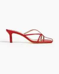 Elleme Etoile Mules aus Leder Rot