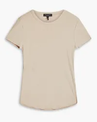 Rag & Bone Zoe T-Shirt aus geripptem Jersey Neutral