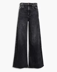 Rag & Bone Sofie hoch sitzende Jeans mit weitem Bein Schwarz