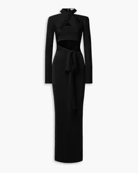 LAPOINTE Maxikleid aus Stretch-Jersey mit Cut-outs Schwarz