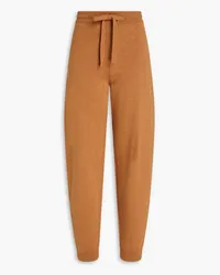 Nanushka Track Pants aus Strick Braun