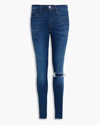 Frame Denim Jagger Skinny Jeans aus Denim inDistressed-Optik Blau