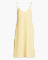 EMILIA WICKSTEAD Slip Dress aus Crêpe inMidilänge Gelb