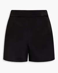 Theory Shorts aus glänzendem Twill Schwarz