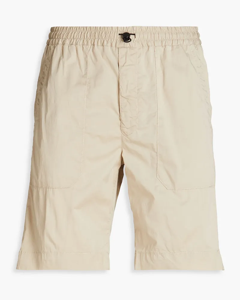 Slowear Incotex Shorts aus Twill aus einer Baumwollmischung mit Tunnelzug Neutral