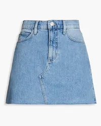 Frame Denim Le High N Tight Minirock aus Denim Blau