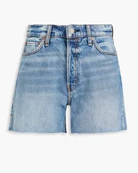 Rag & Bone Vintage Cut Off Jeansshorts inDistressed-Optik Blau