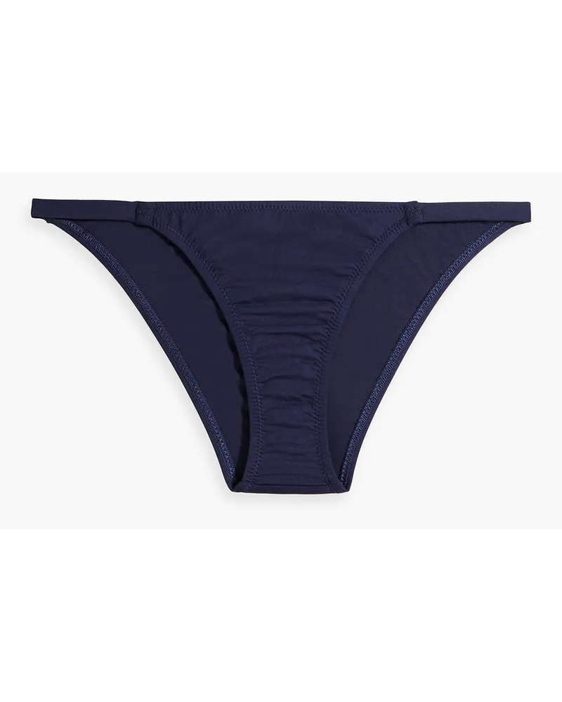 Melissa Odabash Palm Beach tief sitzendes Bikini-Höschen Blau