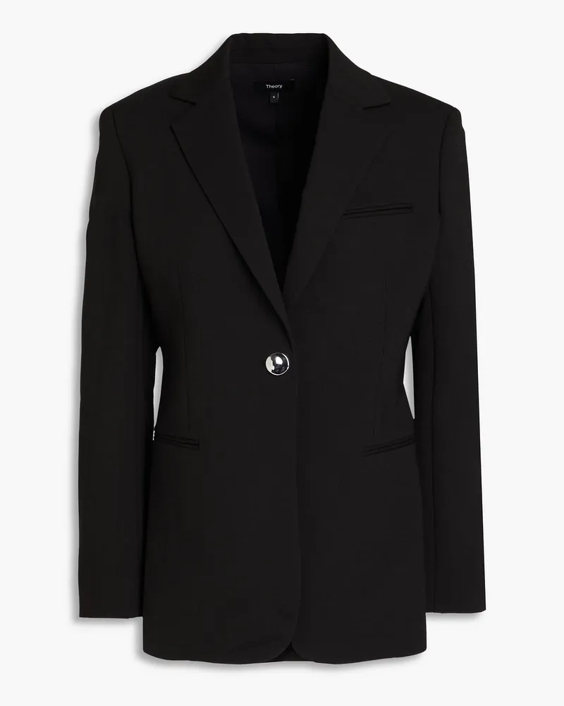 Theory Blazer aus Webstoff Schwarz