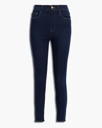 Frame Denim Ali hoch sitzende Skinny Jeans Blau