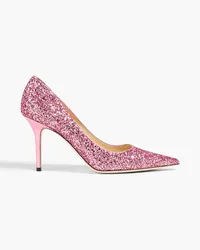 Jimmy Choo Agnes Pumps aus Leder mit Verzierung Pink