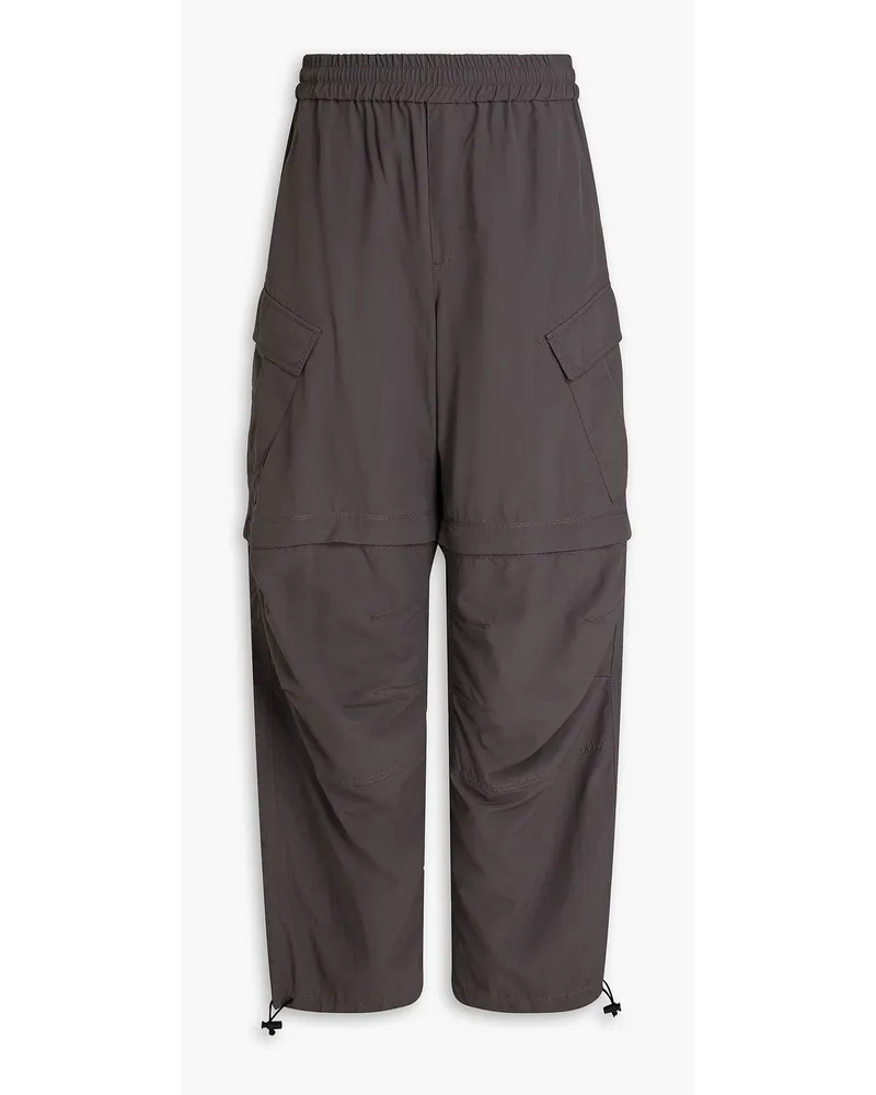 MSGM Cargohose aus Shell Grau