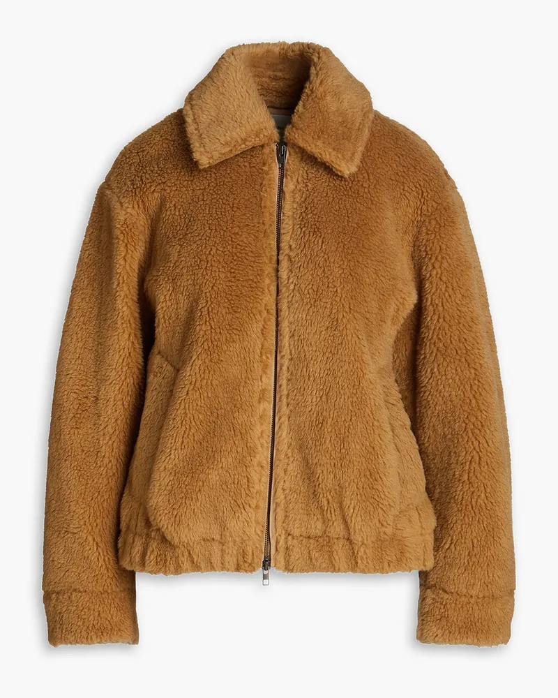 Vince Faux shearling jacket Braun