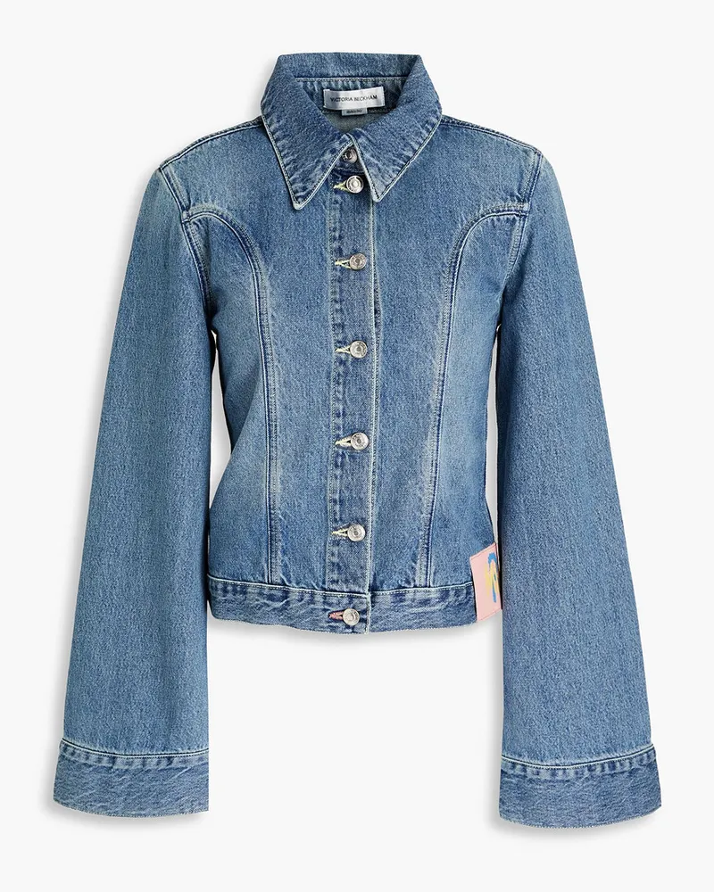 Victoria Beckham Jeansjacke Blau