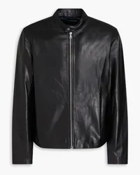 Rag & Bone Café Racer Lederjacke Schwarz