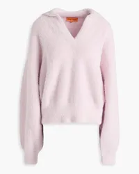 Stine Goya Naia Pullover aus gebürstetem Strick Pink